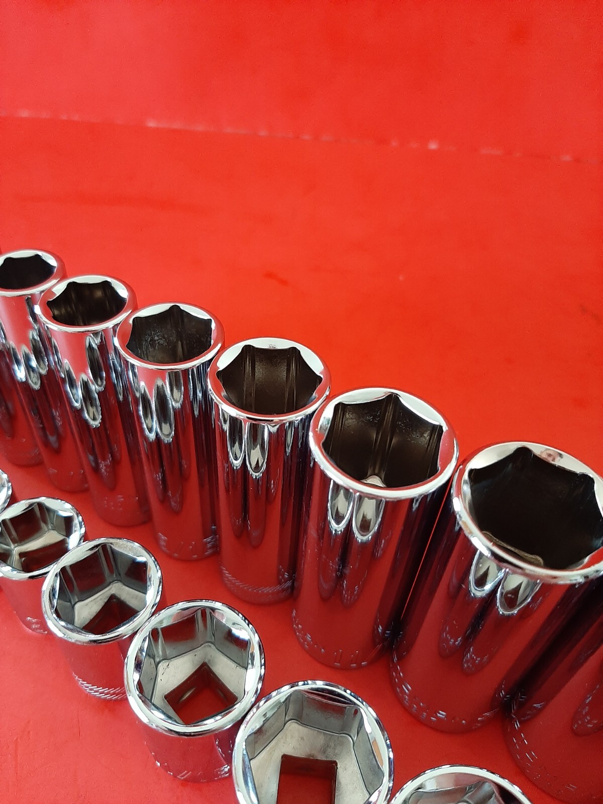 NEW CRAFTSMAN 24pc Shallow & Deep 3/8″ Drive SAE 6pt Point Socket Set