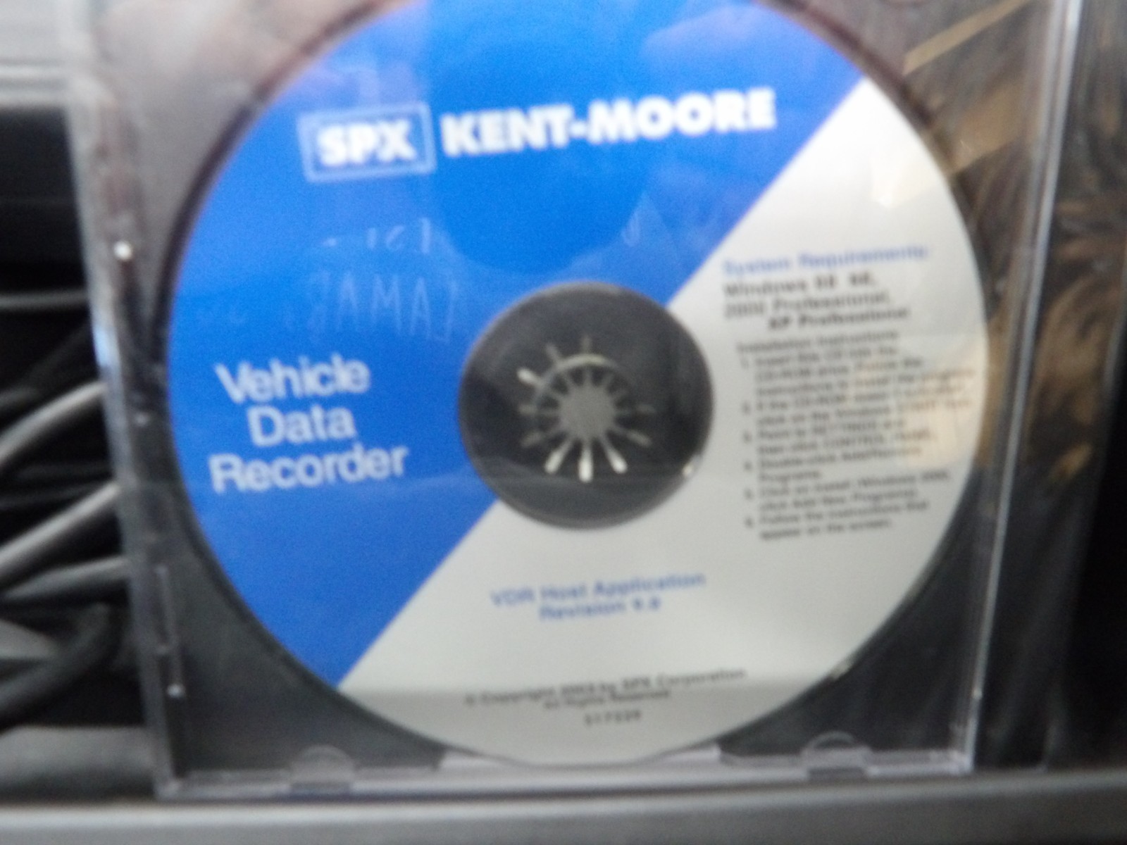 Kent Moore Tool J-42598 W/ Ver. 9 CD Vehicle Data Recorder