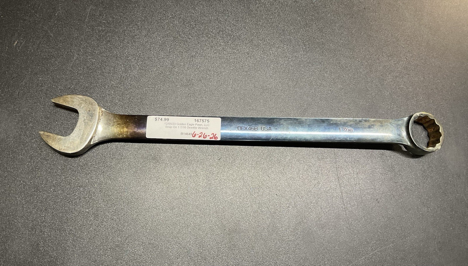 Snap-On OEX46B 1-7/16″ Wrench