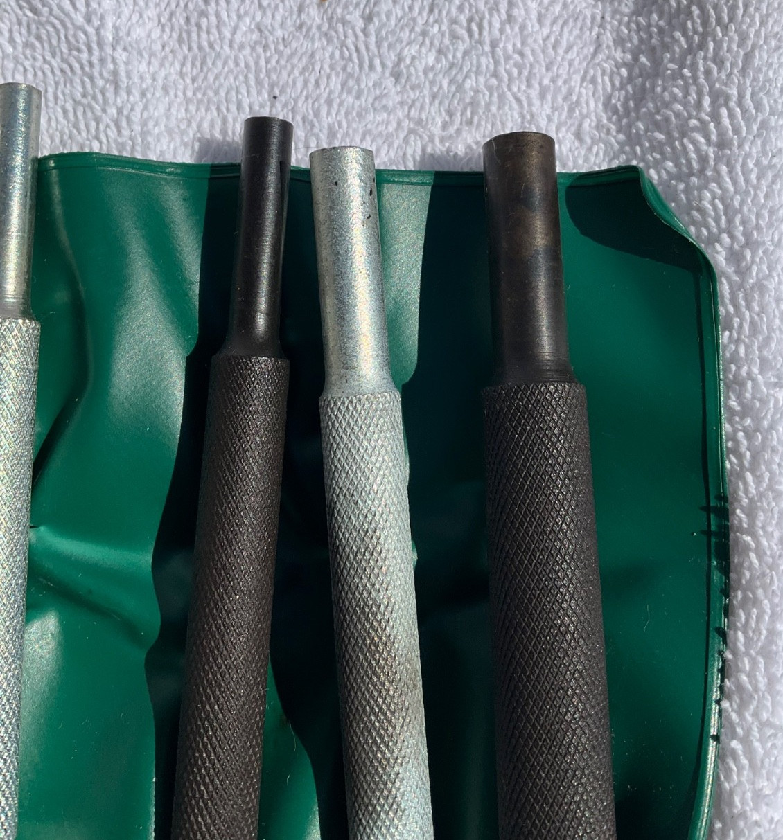 Machinery Products Co 9 Piece Pin Punch Set 4″ OAL Made in USA