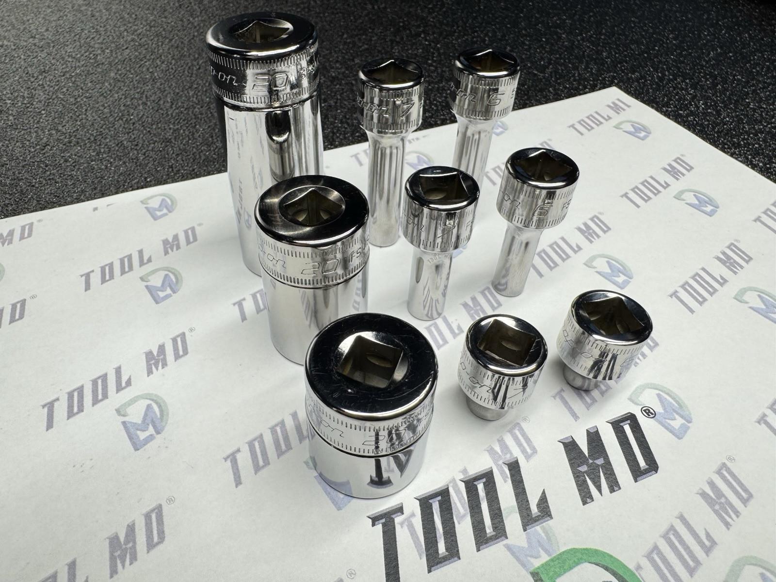 Snap-on Tools 9pc 3/8″ Drive Metric 6 / 7 / 20mm Socket Add-on Set FSM71 SFSM201