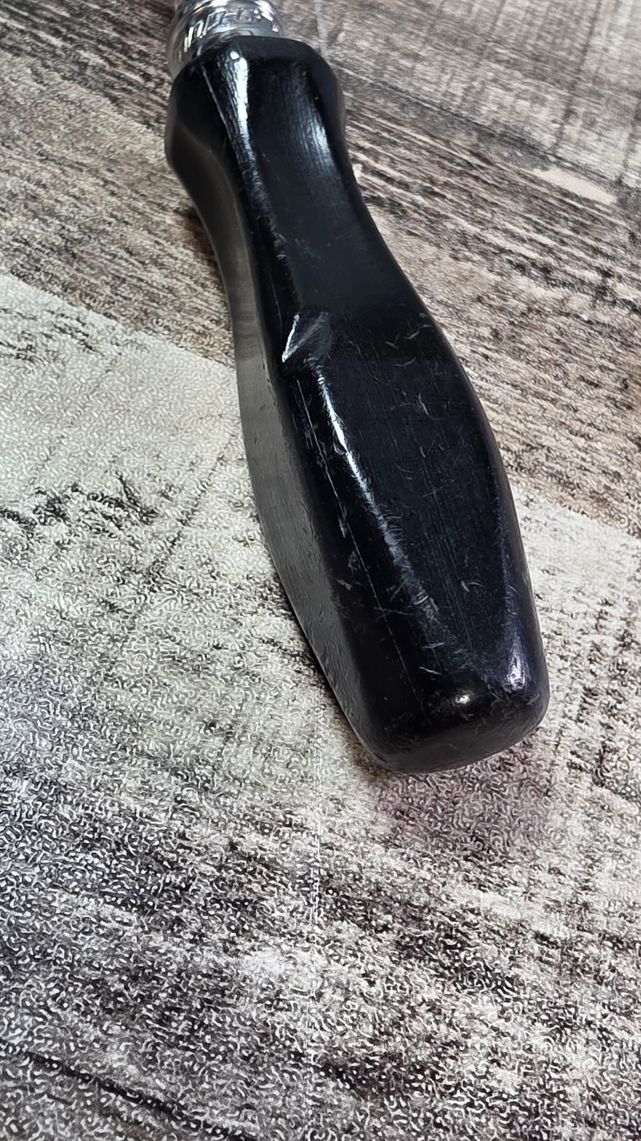 Snap-on F835 3/8” Drive Ratchet – Black Hard Handle – USA Made – Classic Design