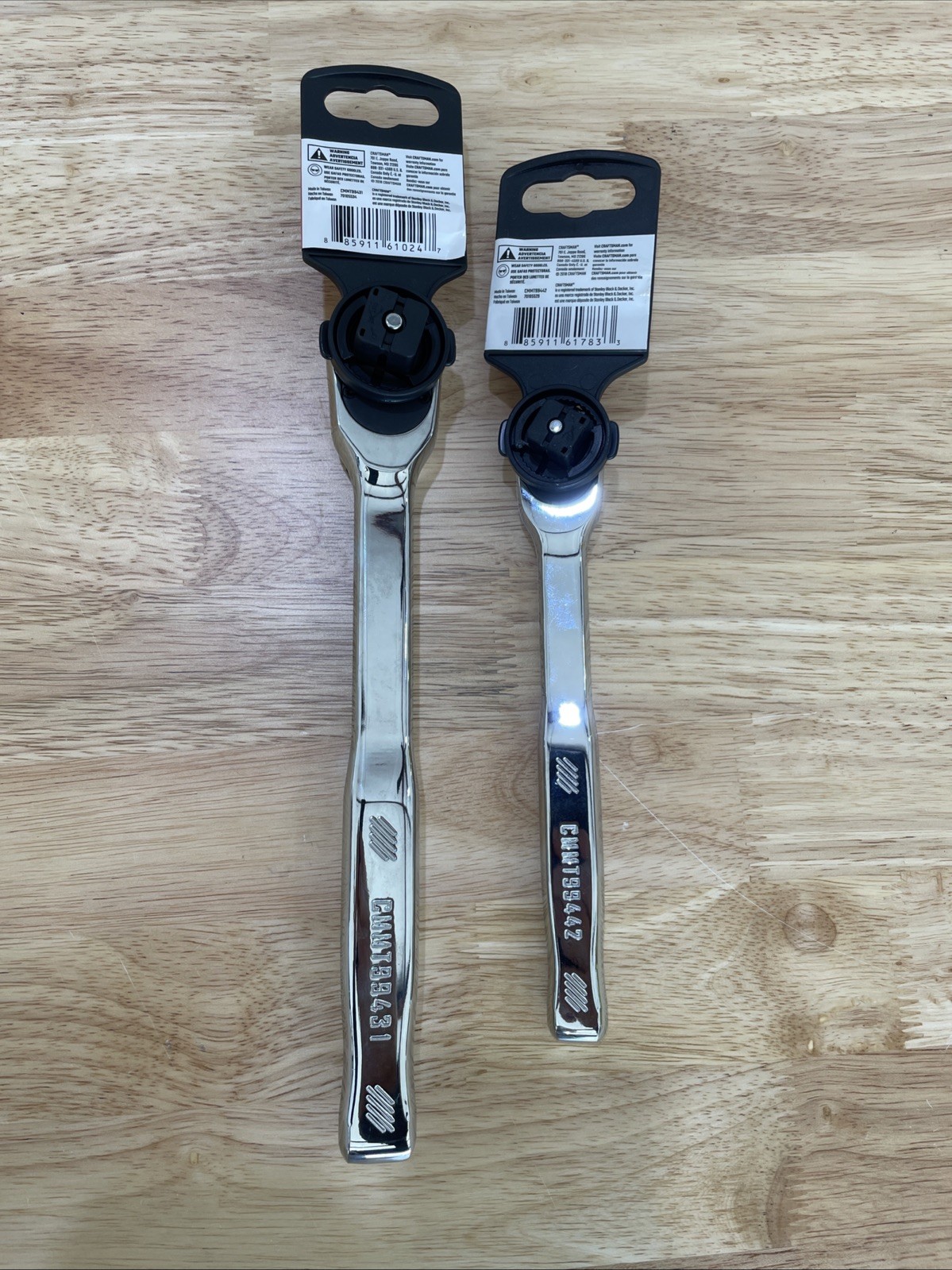 CRAFTSMAN 3/8 & 1/2 FULL POLISH 72 Tooth Ratchets new CMMT99442 and CMMT99431