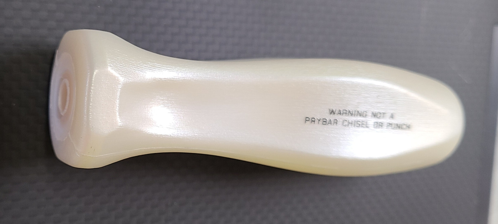 SNAP-ON TOOLS 4.5″ PEARL WHITE RETRO REPLACEMENT HARD PLASTIC HANDLE SDD4A USA