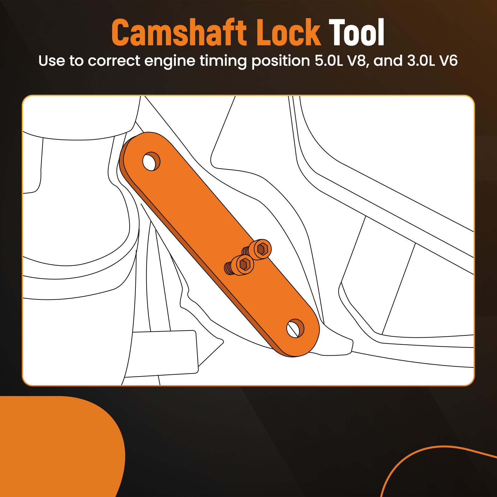 Timing Camshaft Alignment Tool Kit For Land Rover Jaguar Discovry 03-16 303-1447