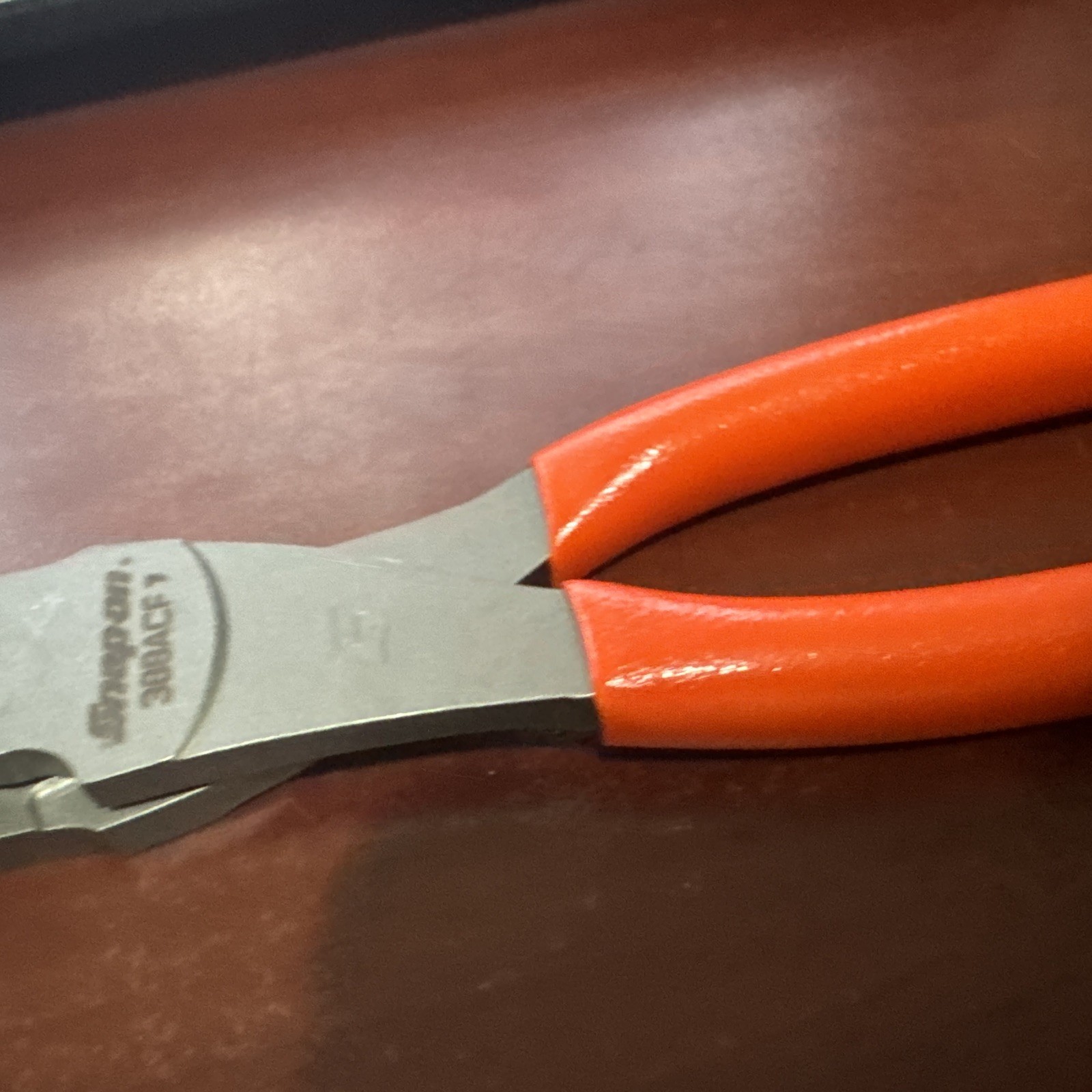 Snap-on Tools USA NEW ORANGE Grip 8″ High Leverage Diagonal Cutter Plier 388ACFO