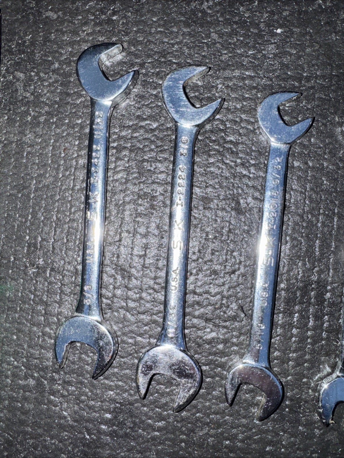SK Dresser Tools USA Nos Rare 1610 10pc Miniature Ignition Wrench Plier Set