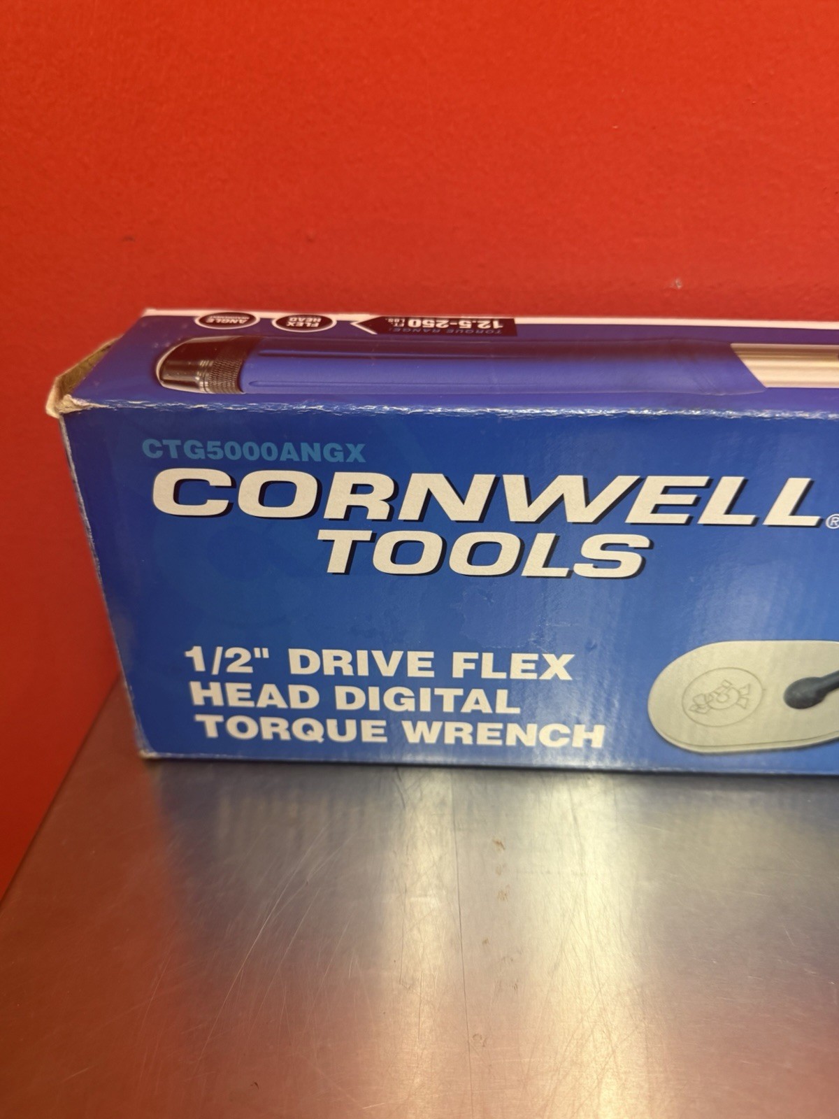Cornwell 1/2″ Drive Flex Head Digital Torque Wrench In Latch Case CTG5000ANGX