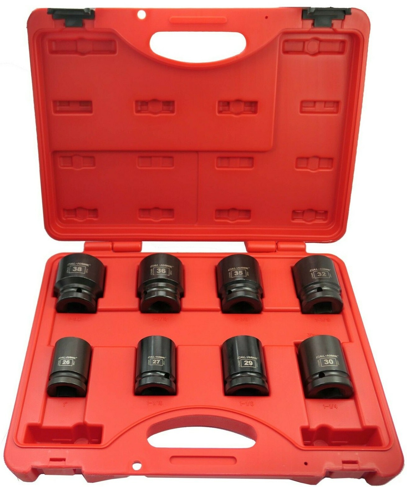 8PC 3/4″ DR. 6 Point Standard Air Impact Tools METRIC CRV Pro 26-38mm Socket Set