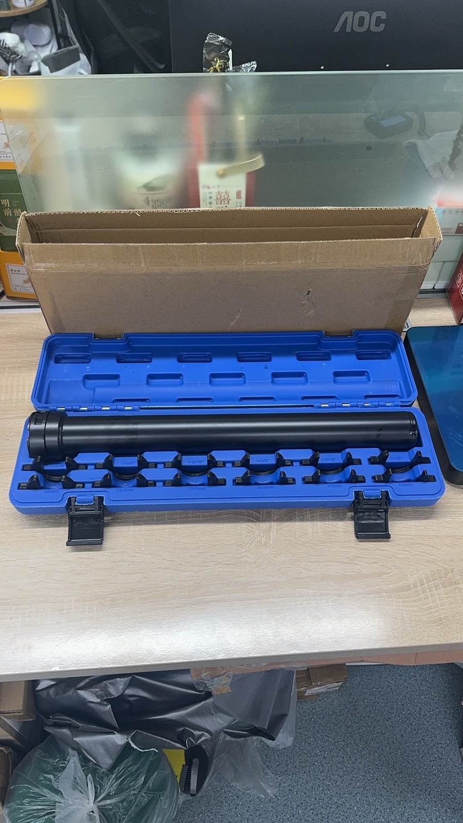 13pc Inner Tie Rod Removal Installation Tool Set with 12 SAE & Metric 13Pack