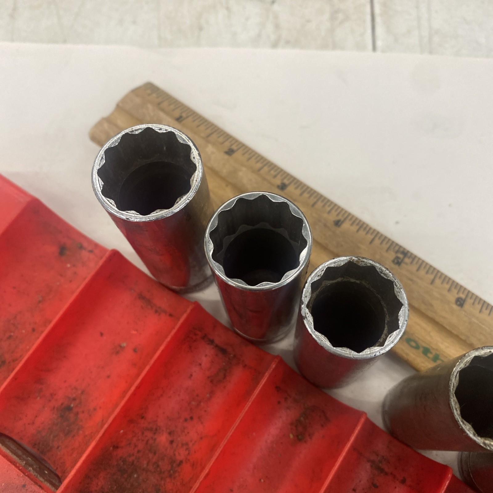 Snap-On SF & FS Series 3/8″ Drive Deep/Standard Socket SET 21 piece READ M0849