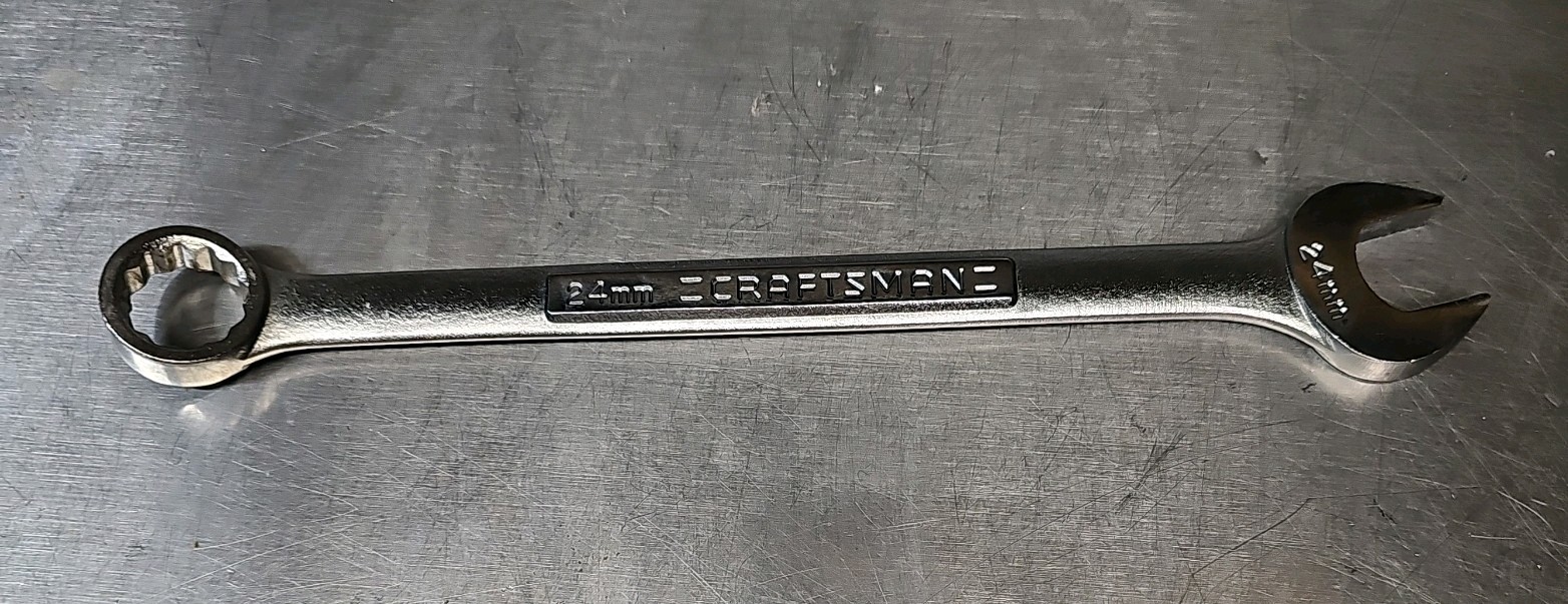 Craftsman USA 42923 Metric 24mm Combination Wrench – 12 Pt.