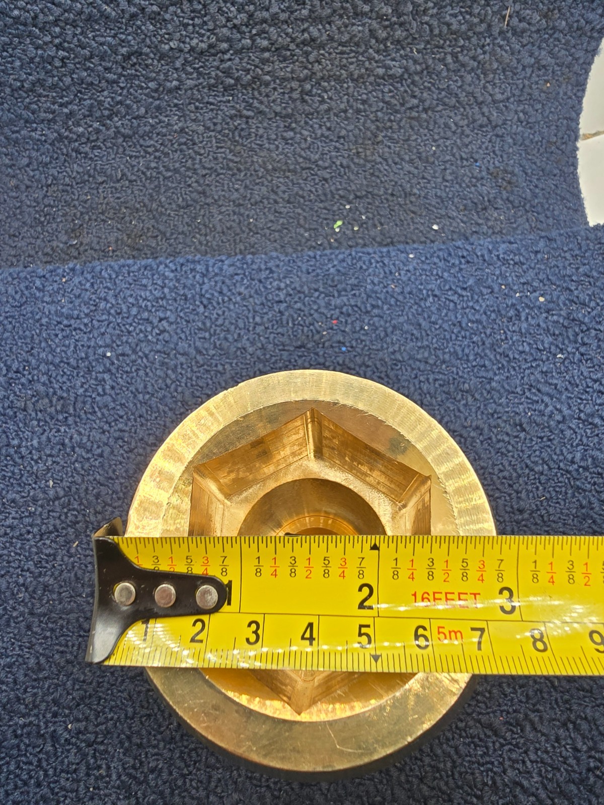 Aldon Bronze Hex Socket 1-7/8″ 6 Point Tank Car Socket