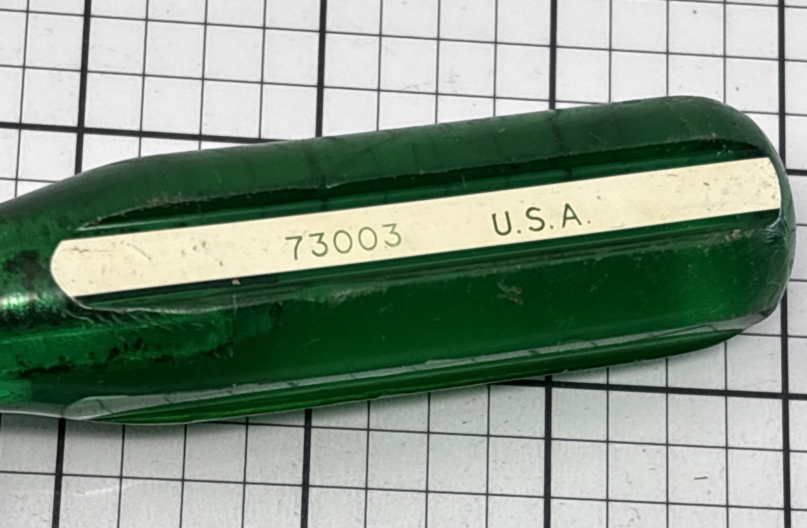 S-K 73003 10″ Long #3 Phillips Screwdriver – Green & White Handle
