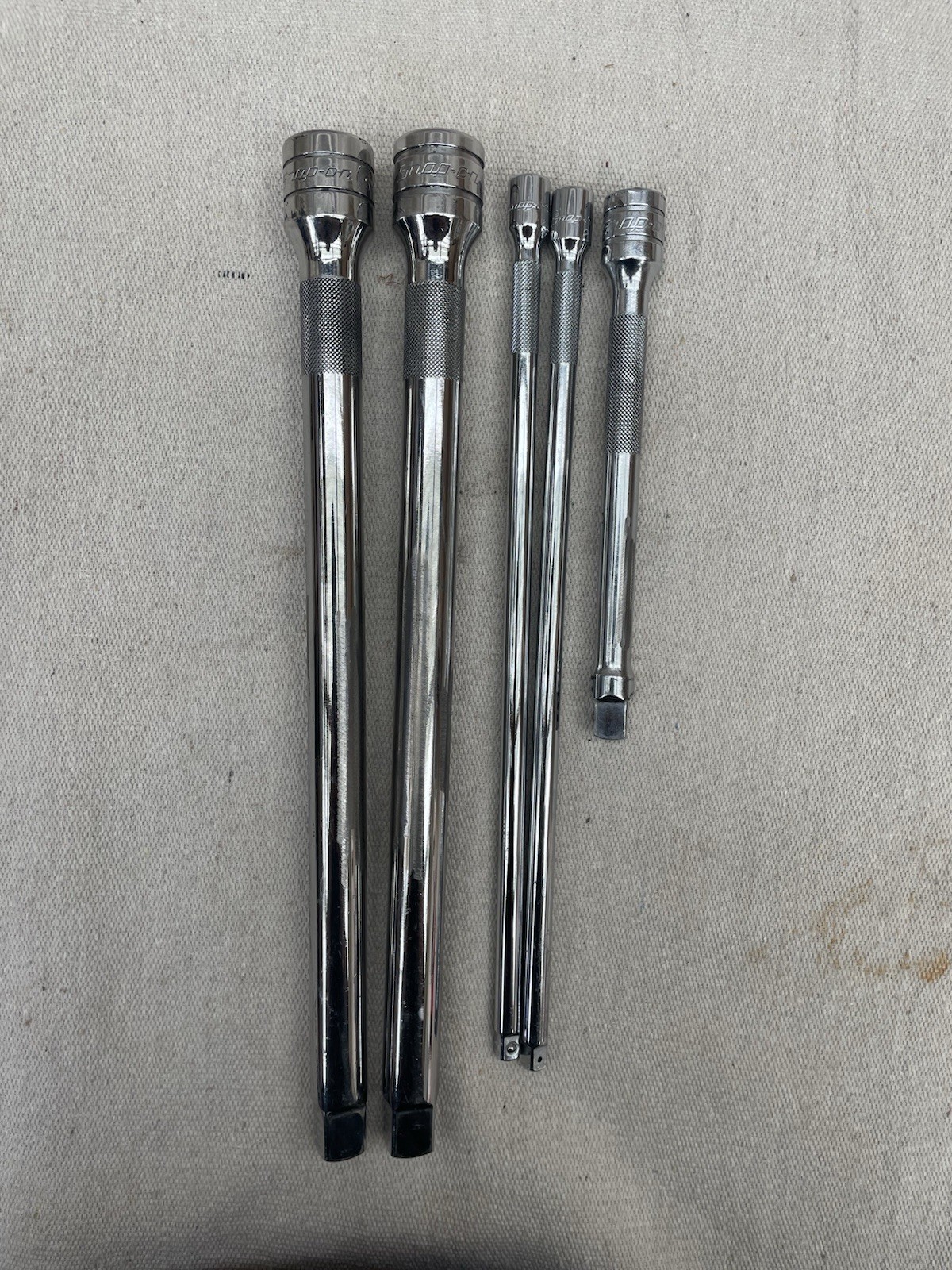 Snap-On Extension Bar Lot Of 5 SXK11 FXK6 TMXK100 1/2” 3/8” 1/4” Drive USA