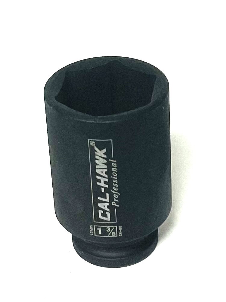 1-3/8″ x 1/2″ Dr Deep Impact Socket 6-Point, Made of CR-MO, BSS4106