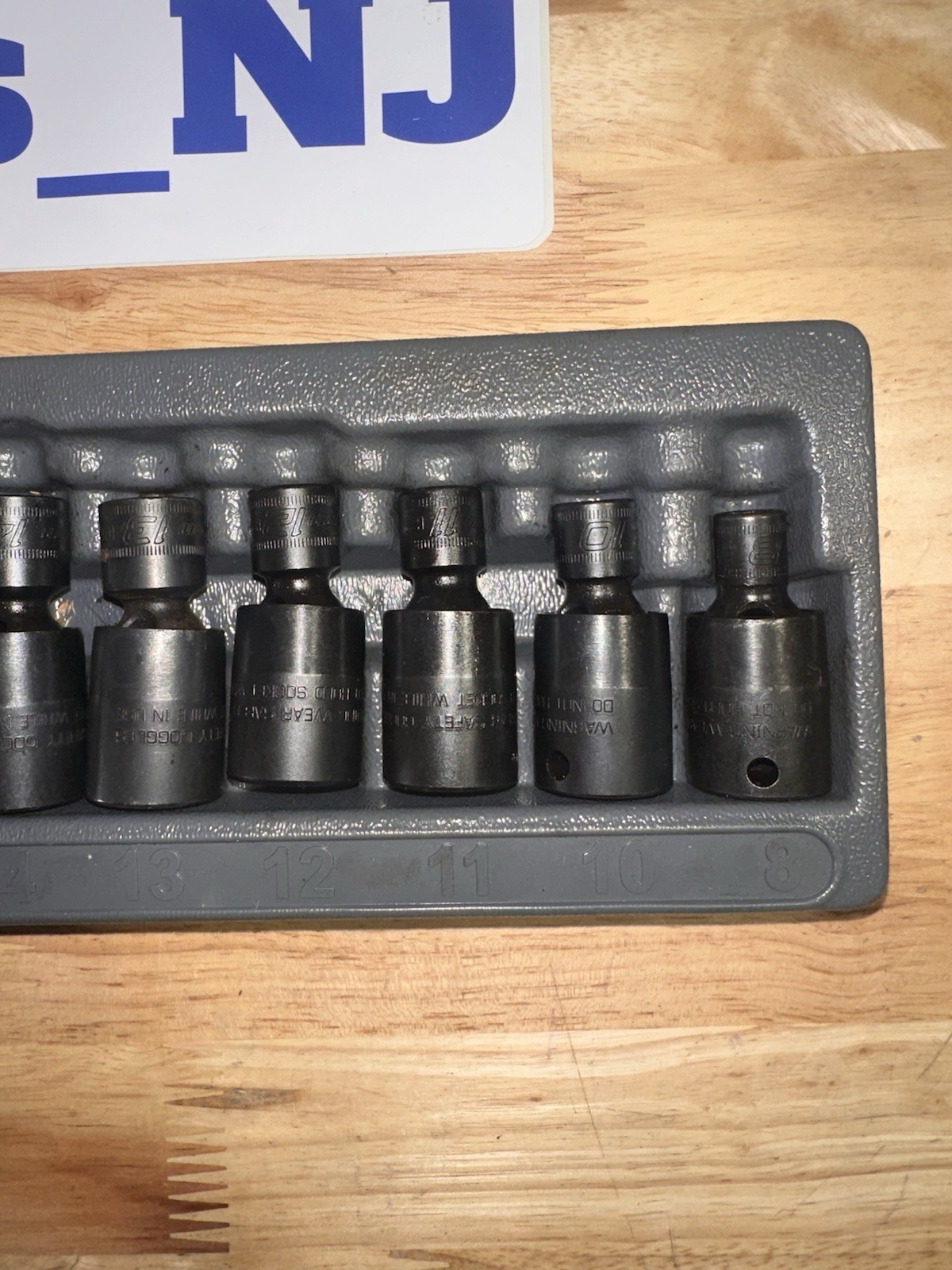 Snap-on™ 212IPFM 3/8″ Drive 8 to 21 mm 6-point Impact Swivel Socket Set