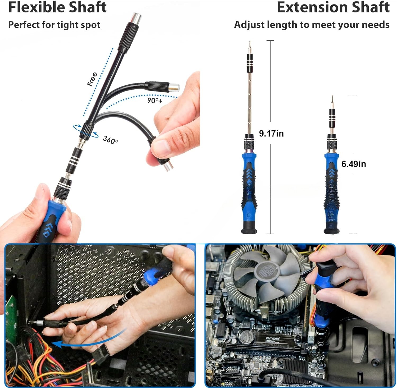 Electronic Precision Screwdriver Set 142 pcs (120 Bits Included) Repair Tool Kit