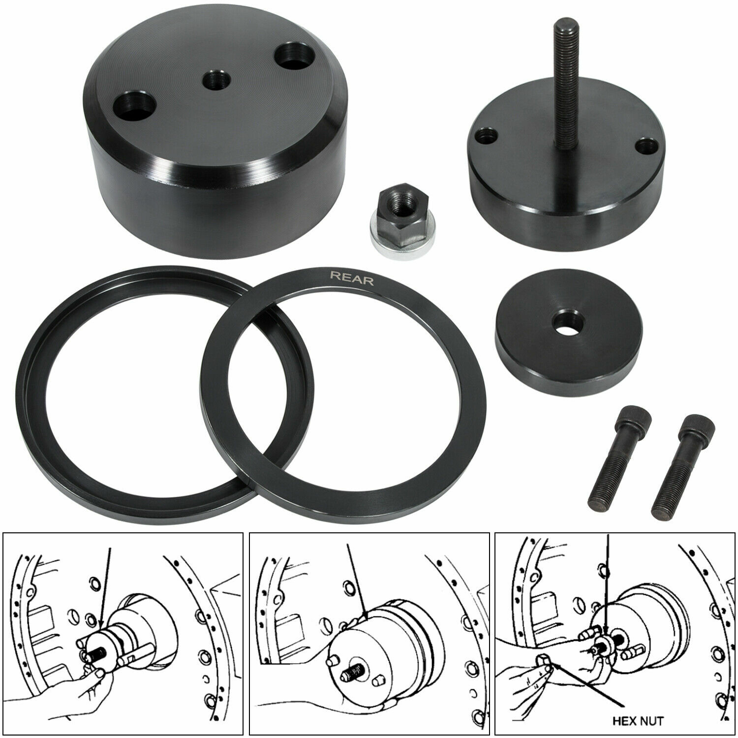 J-35686-B For Detroit Diesel Series 60 12.7L 14L Front Rear Crank Seal Installer