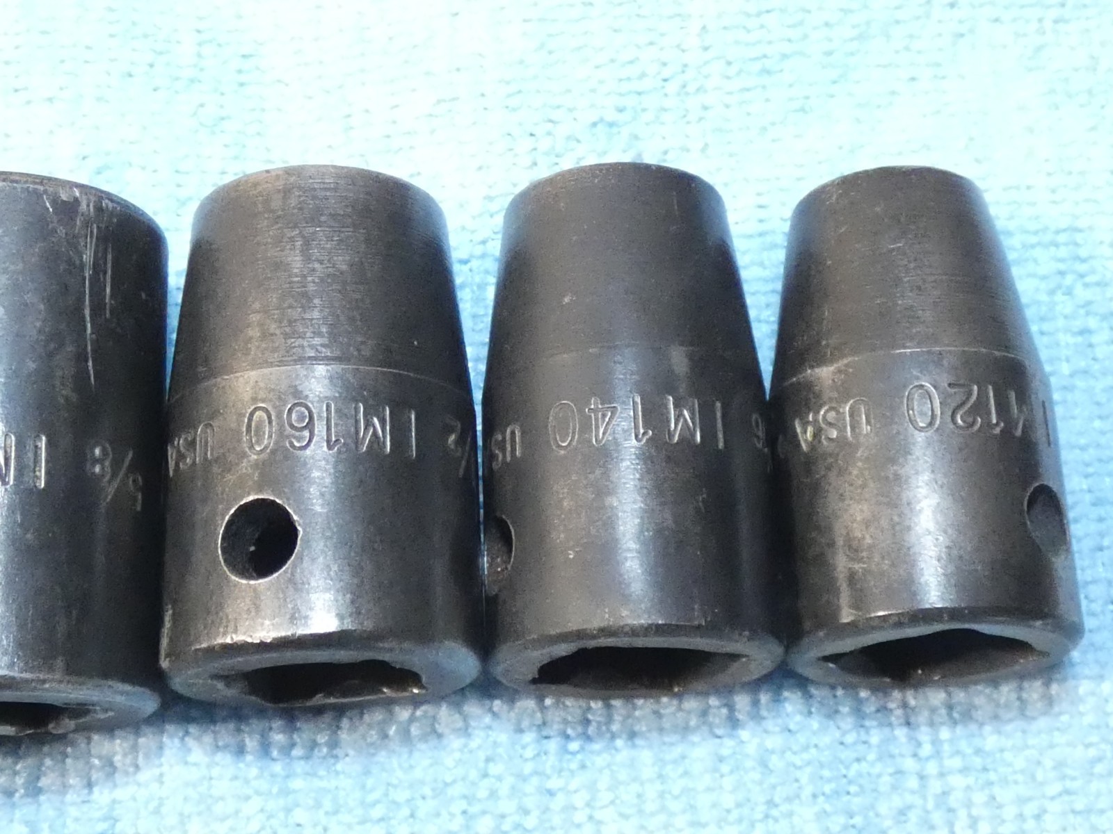 10 Snap-on Sockets 1/2″ Drive Impact 6 Point SAE IM Series Tool 3/8″ Thru 1″ Set