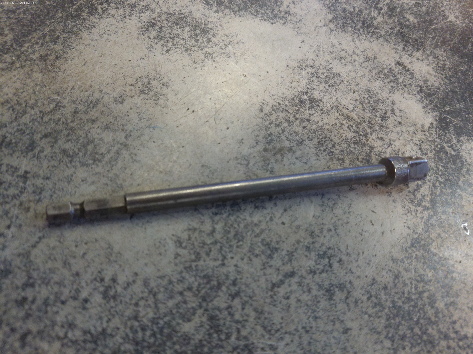 Snap On AB3046 1/4″ Hex to 3/8″ Square Drive 6″ Long Drive Adapter