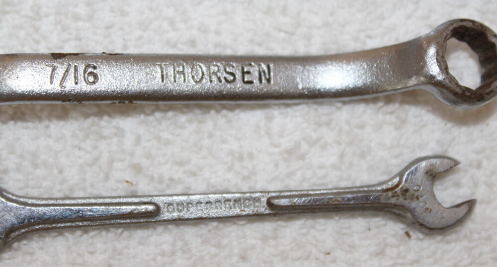 Lot of 4 Vtg Mechanics Wrenches ~ Proto 3025, Williams 1163 & 1020 Thorsen 2112