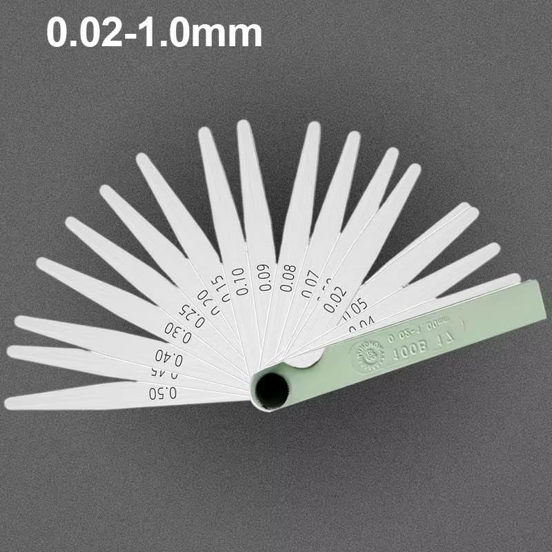 17 Blade Feeler Gauge 0.02-1.00mm Metric Gap Measuring Tool Engine Valve Set