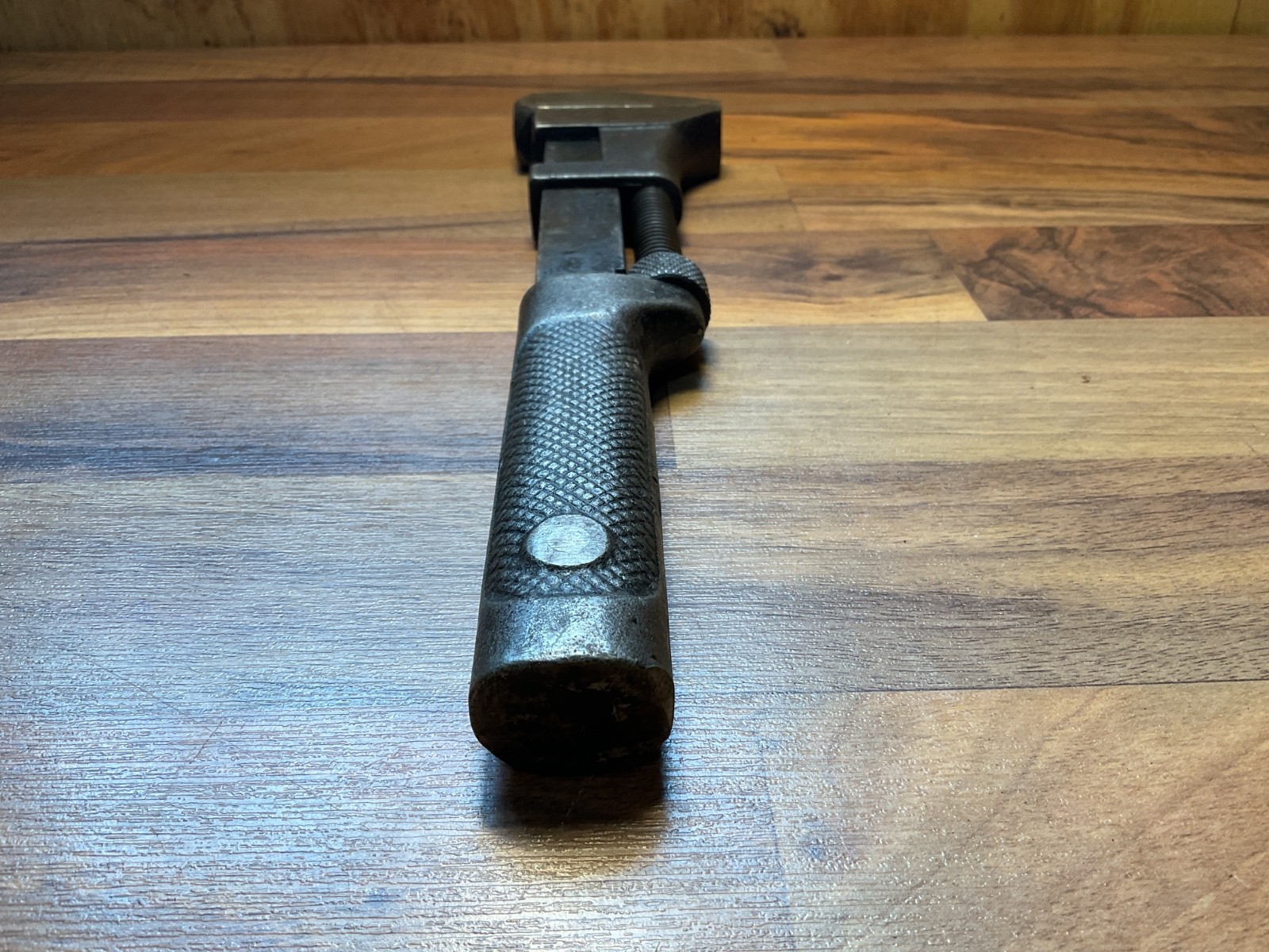 VINTAGE PEXTO U.S.A. 12″ ALL STEEL MONKEY WRENCH w/DECORATIVE GRIP