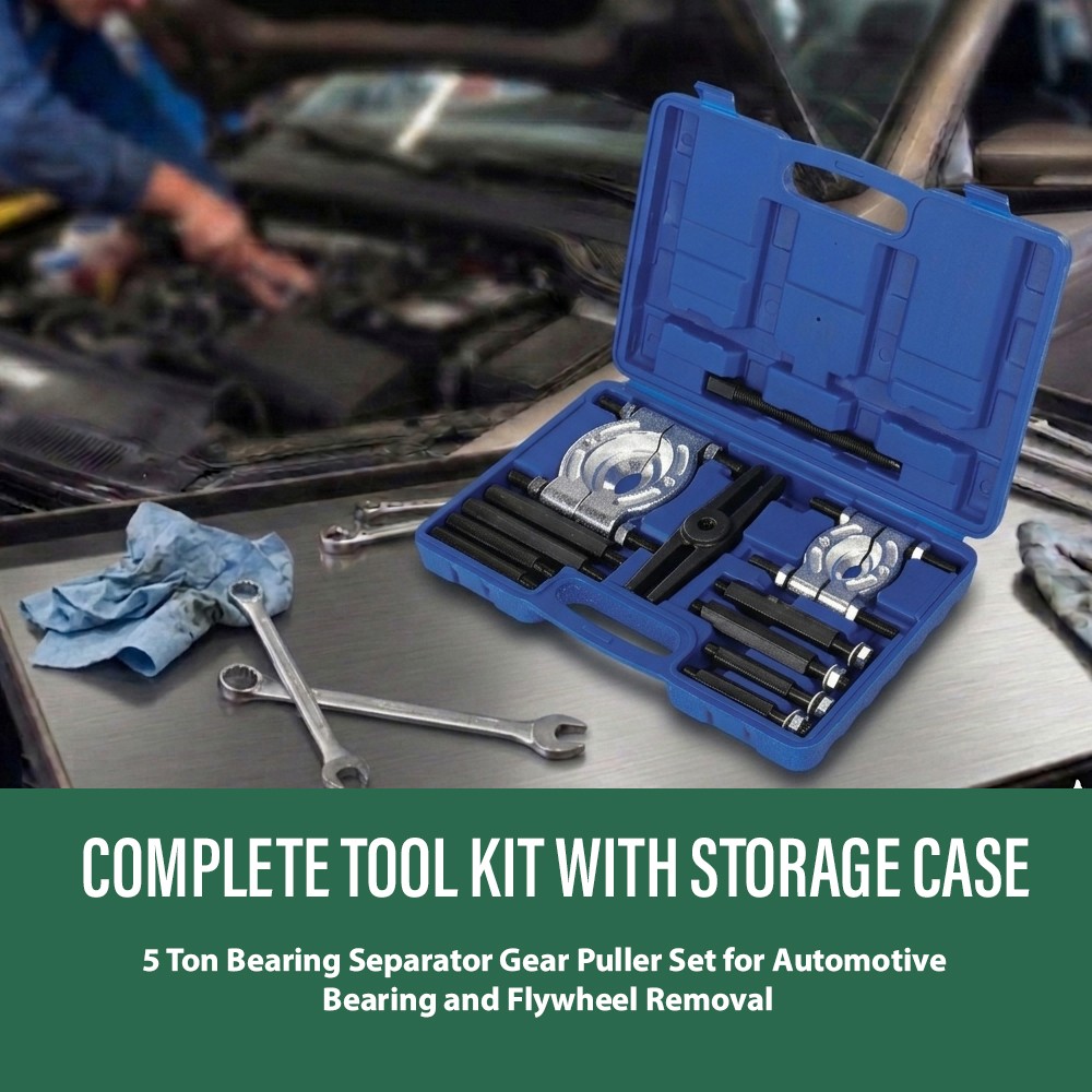 Bearing Separator Puller Tool Kit Heavy Duty 5 Ton Capacity 2″ & 3″ Bearings