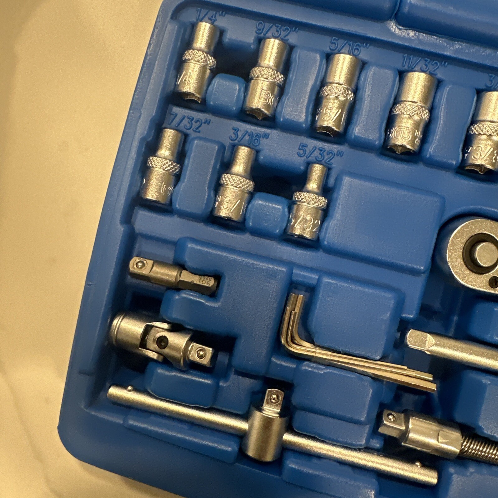 BGS 1/4″ Inch Mechanic Socket Set 46 Pc. Set SAE No. 2141 Steckschlüssel-Satz