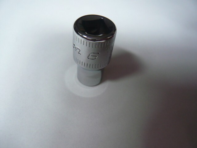Snap-on TMM6 1/4″ Drive 6-Point Metric 6 mm Shallow Socket 22.2mm Length