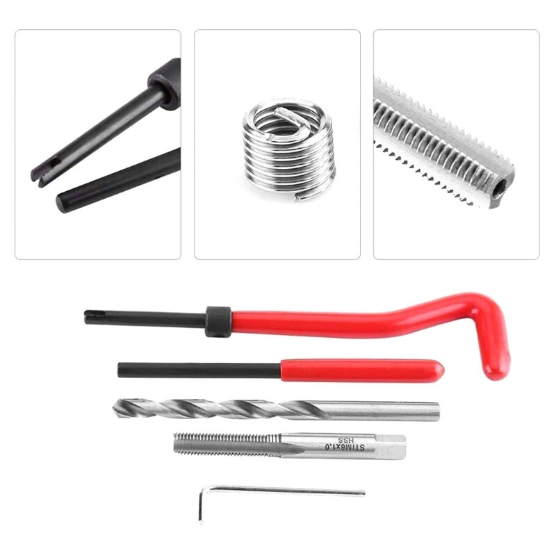 Coarse Thread Tap Screw Sleeve Repairer Stripped Internal Threads High Hardness