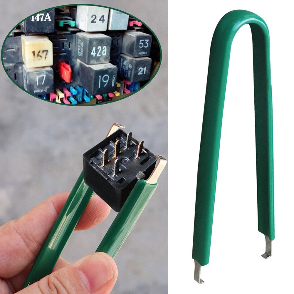 Practical Kit for Quick Car Fuse Removal 2Pcs Auto Fuse Pullers Inside