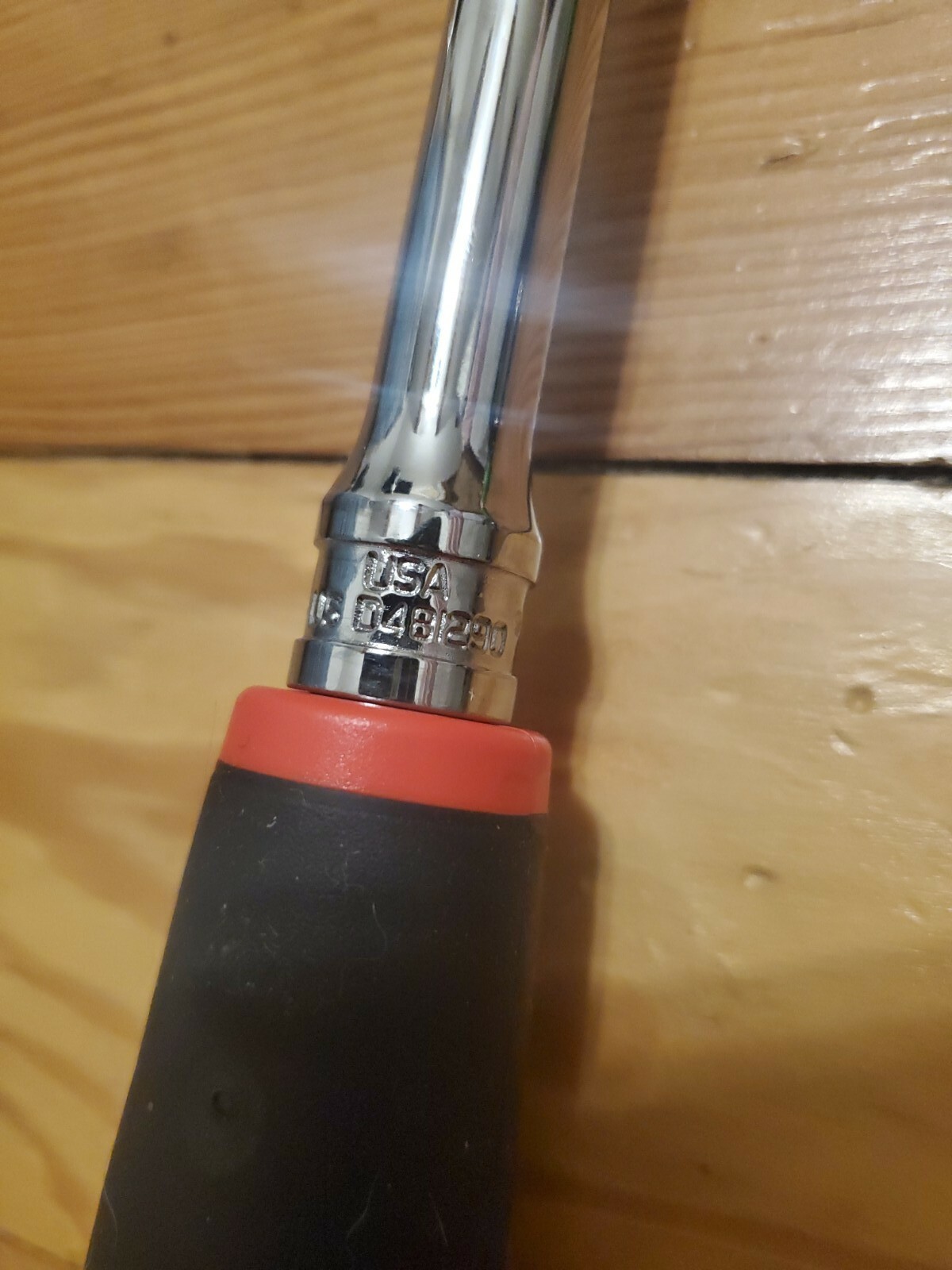 *NEW* Snap On FHLF80A 3/8″ Flex Head Soft Grip RED Handle Ratchet FREE PRIORITY