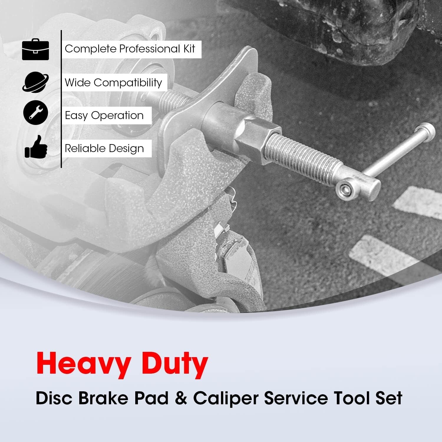 VLAND 22pcs Brake Caliper Tool Set and Wind Back TOOL Kit Car Truck Break Disc