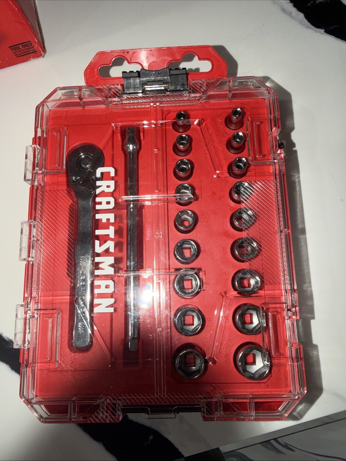 Craftsman CMMT12008 20pc 1/4” Drive SAE Metric Socket Ratchet Set New