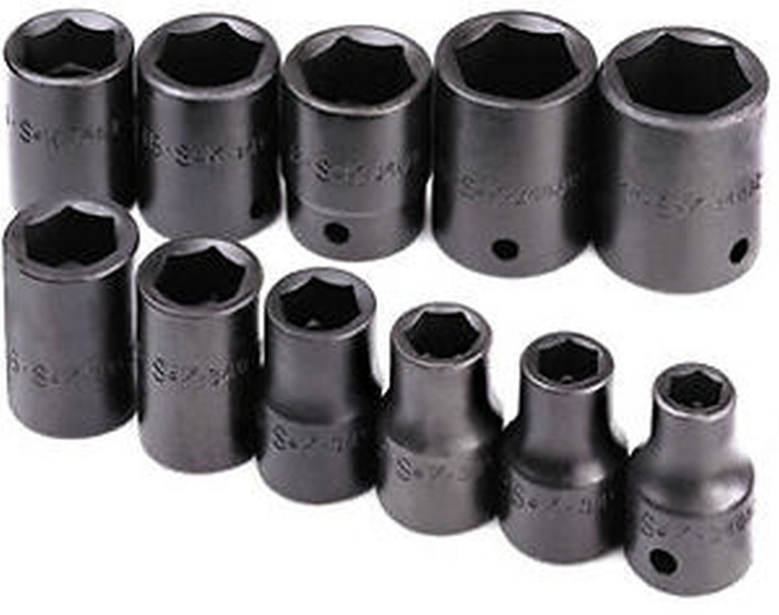 SK 4031 1/2″ DR 11 PCS STANDARD IMPACT SOCKET 3/8″ TO 1″ SAE INCH MADE IN USA