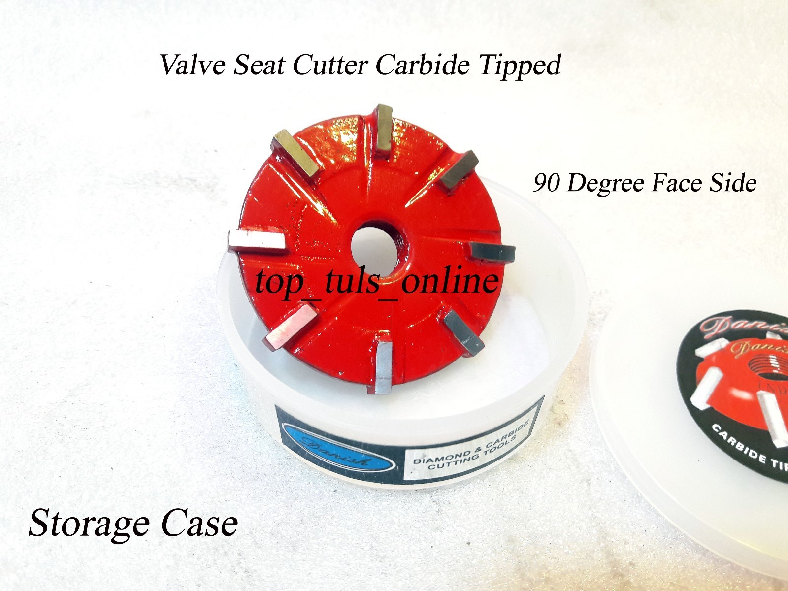 1x VALVE SEAT CUTTER CARBIDE TIPPED 1.13/16″,1.812″, 46 MM 45 DEG CUT HARD SEAT