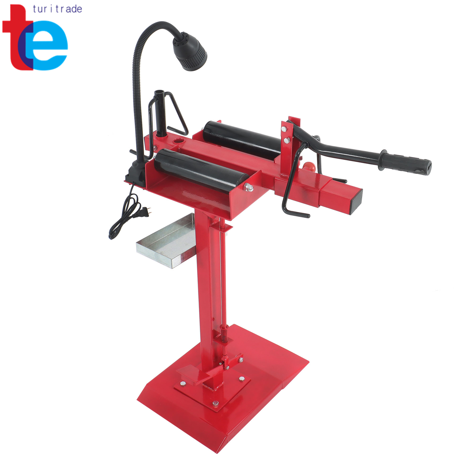Heavy Duty Manual Car Tire Spreader Tire Changer Repair Tires Tool w/ Led Light