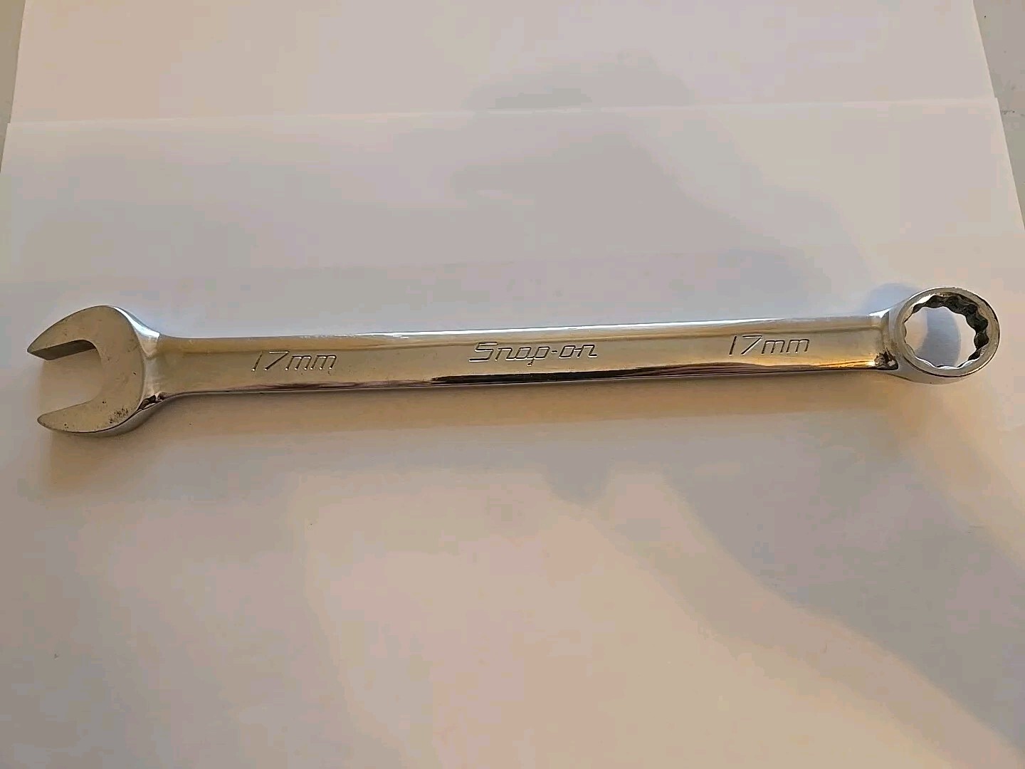 Snap On 17MM 12PT Chrome Combination Wrench OEXM170B