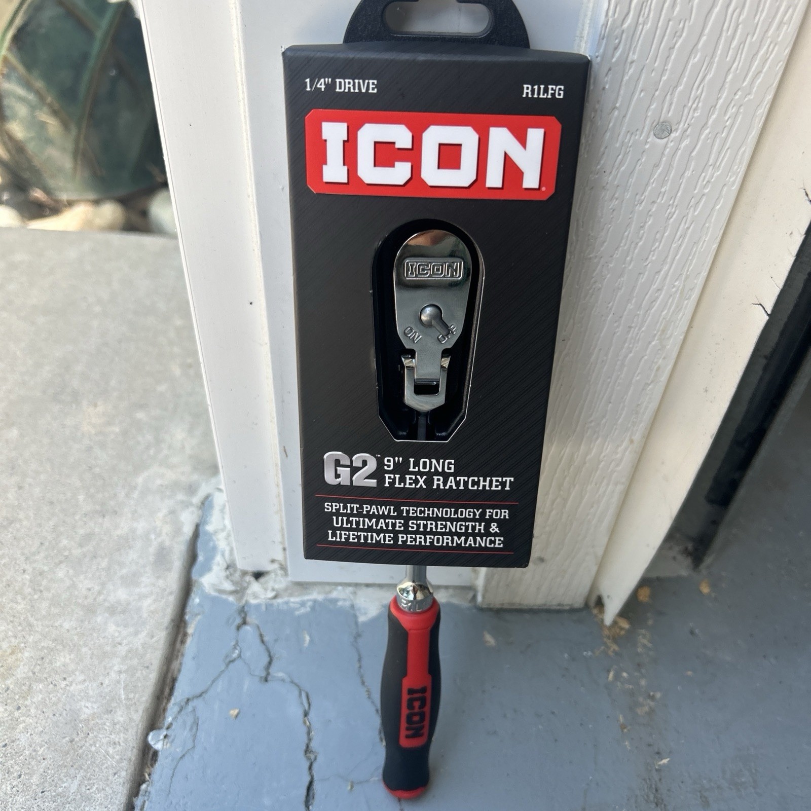 ICON G2 1/4″ Drive 9″ Long-Reach Flex Ratchet – R1LFG 70450 – NEW IN PACKAGING!