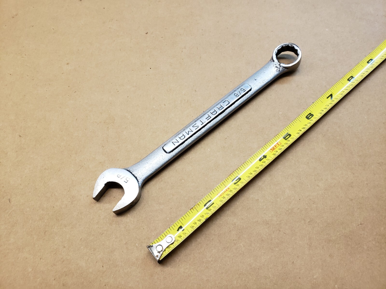 Craftsman 5/8″ Combination Open & Box End Wrench V-44697 5/8 Inch SAE Standard