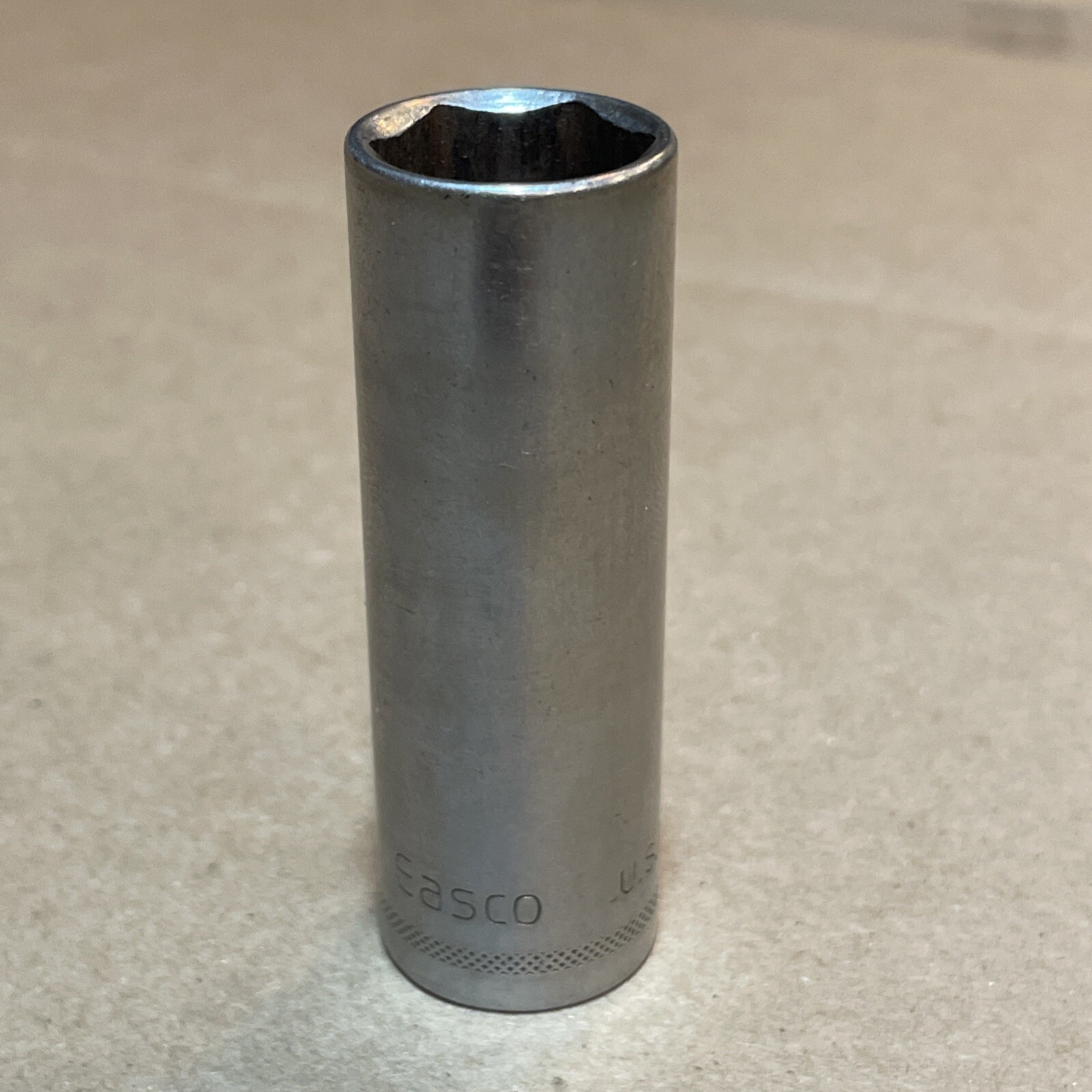Easco USA 3/8″ Drive Deep 5/8″ Chrome 6 Point Made in the USA Socket 52 1220