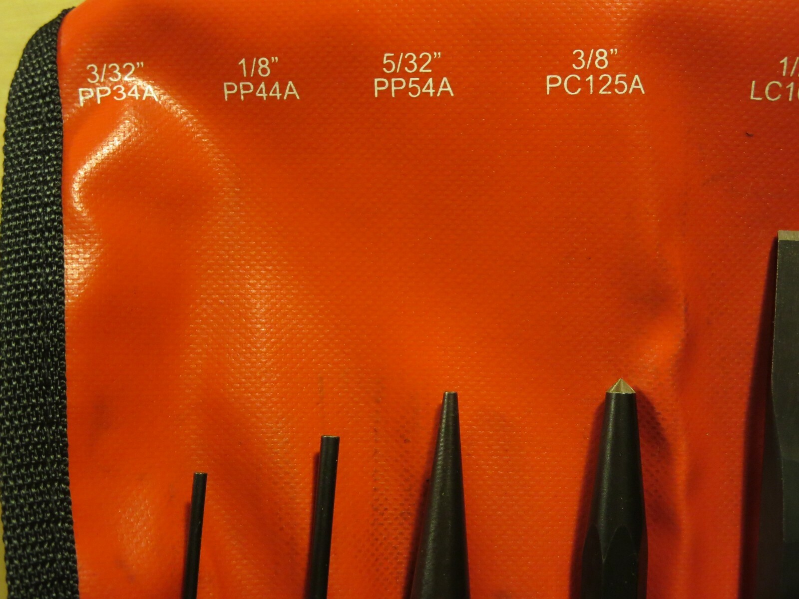 Matco Punch and Chisel Set SPC6PA 6pc w/pouch 2pc Snap on PPC104A and PPC106A