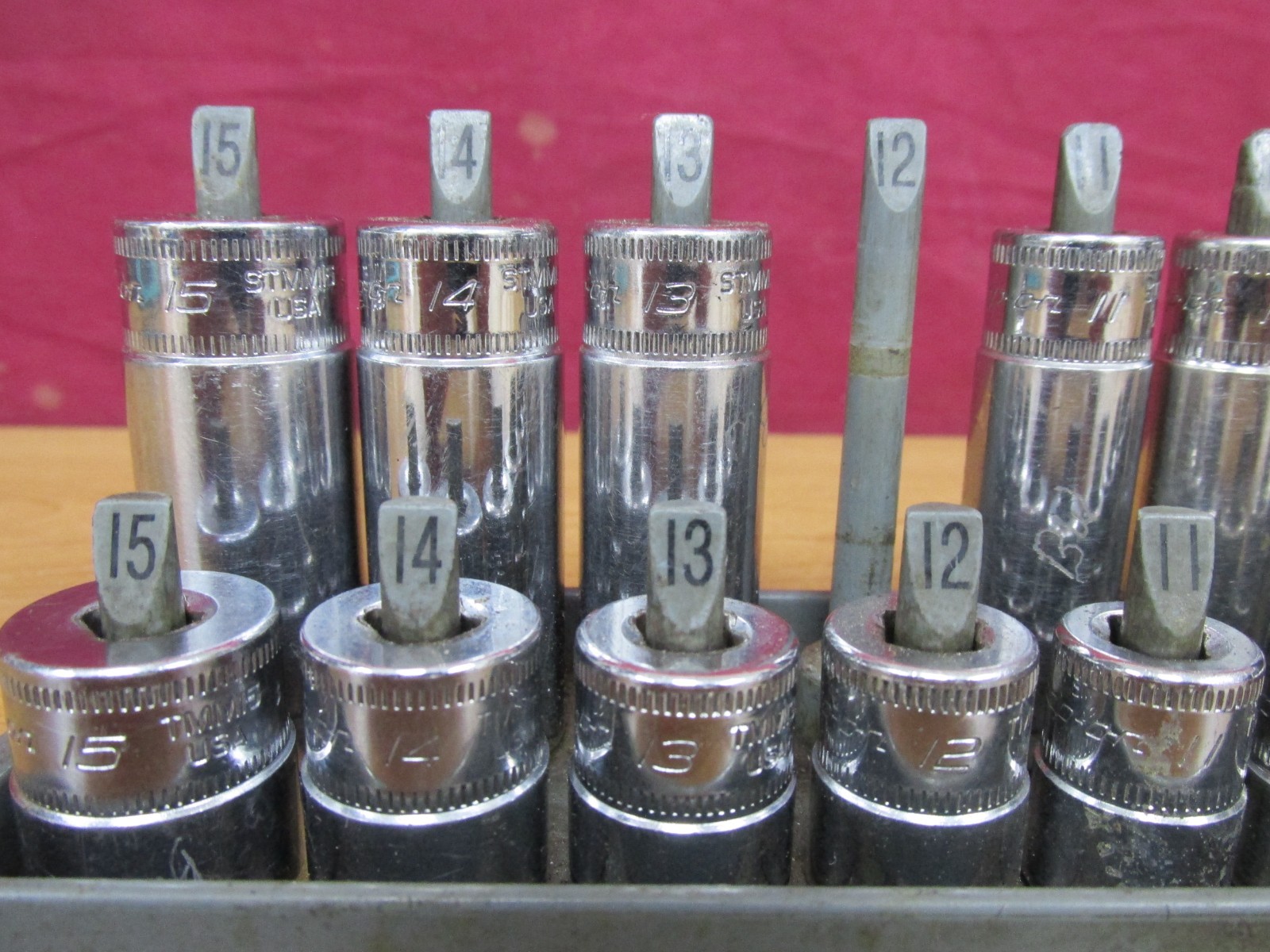 Snap On 25pc 1/4″ Dr 6pt METRIC Flank Drive Deep & Shallow 4-15 mm Socket Set