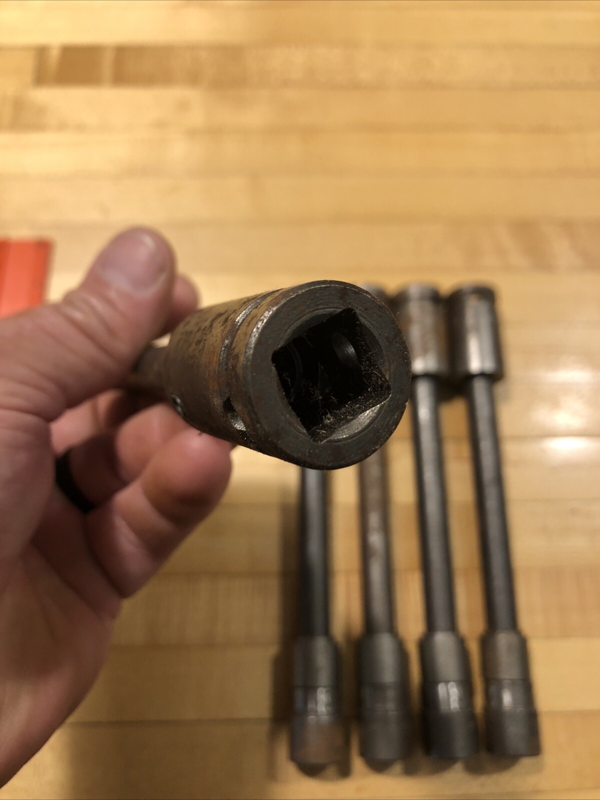 1 USED Dayton Apex 9/16″ Extension Swivel Short Socket 1/2″ Drive 6 Pt (5 Avail)