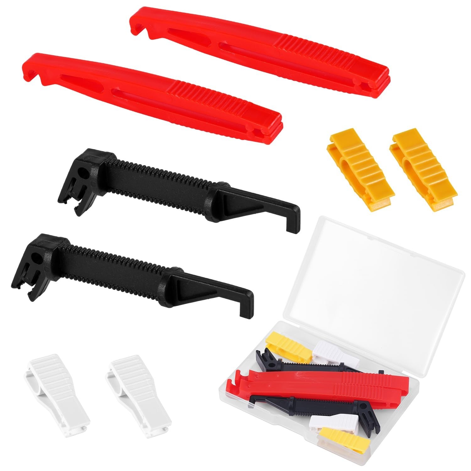 8pcs Fuse Puller, 4 Sizes Plastic Automotive Fuse Extractor, Insertion Remova…