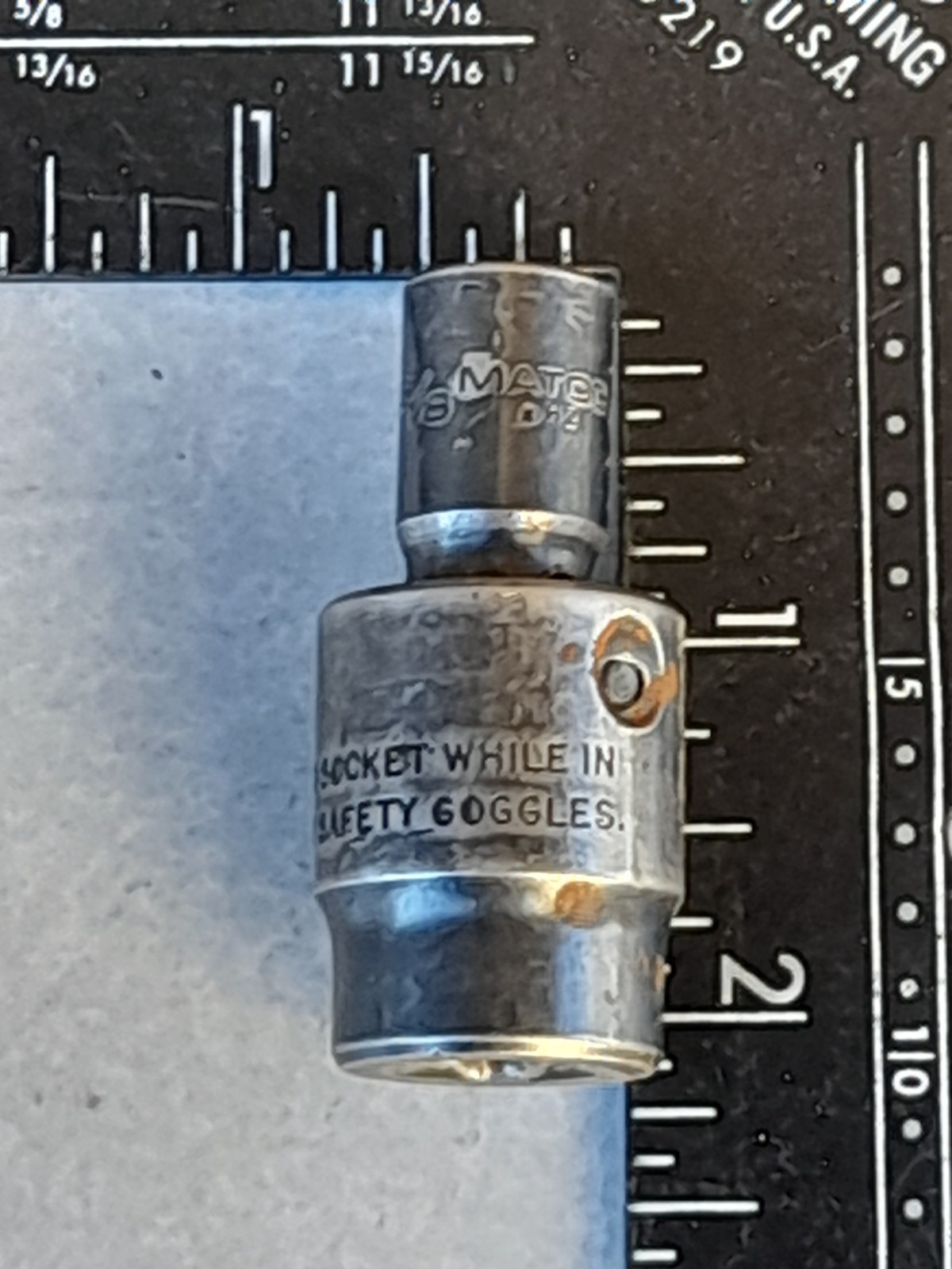 Matco Tools 3/8″ Impact Universal Swivel Socket 3/8″ Drive 6 Point No. BUP126A