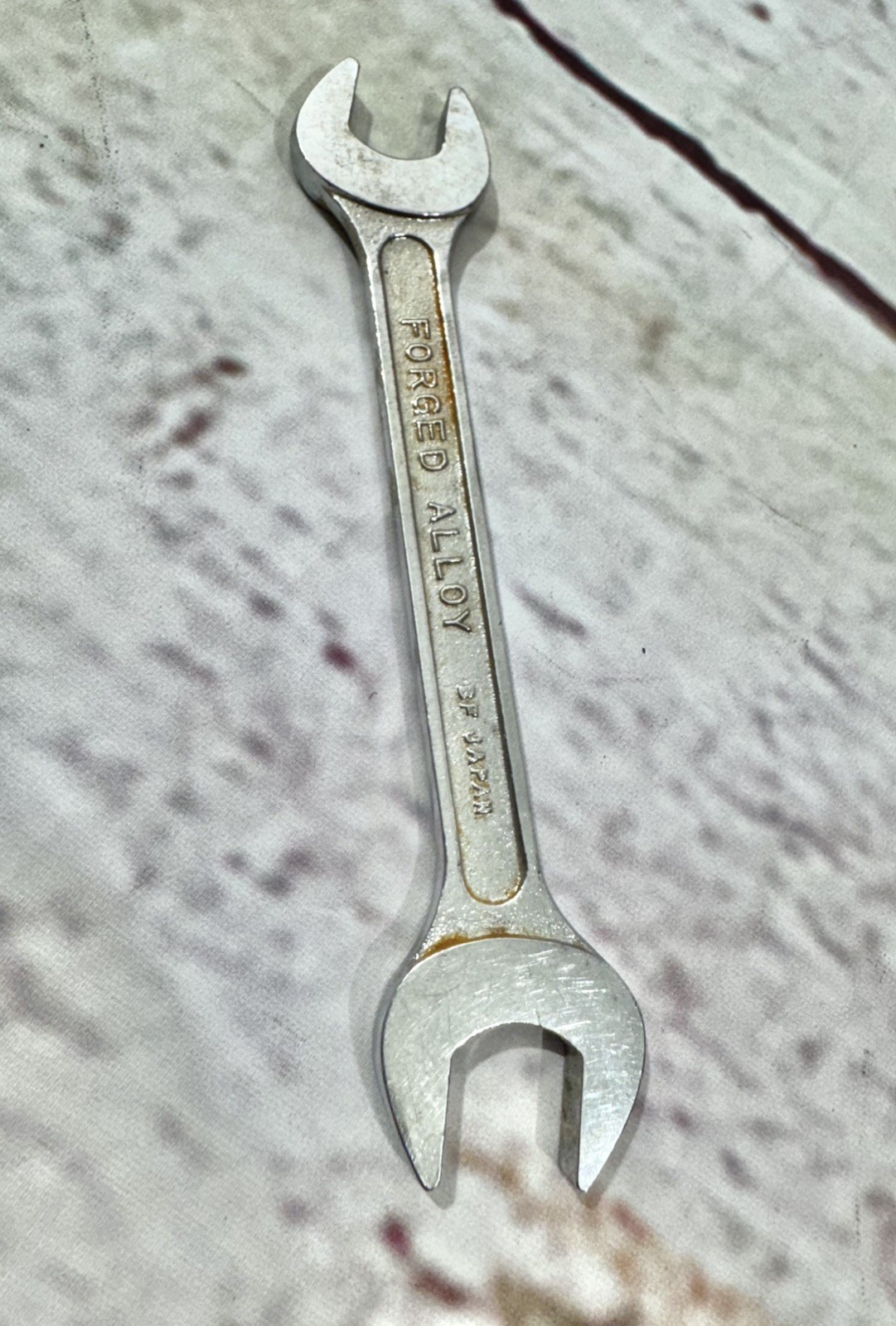SEARS 13MM X 15MM Metric Double Open End Wrench vintage Tool Craftsmen BF Japan