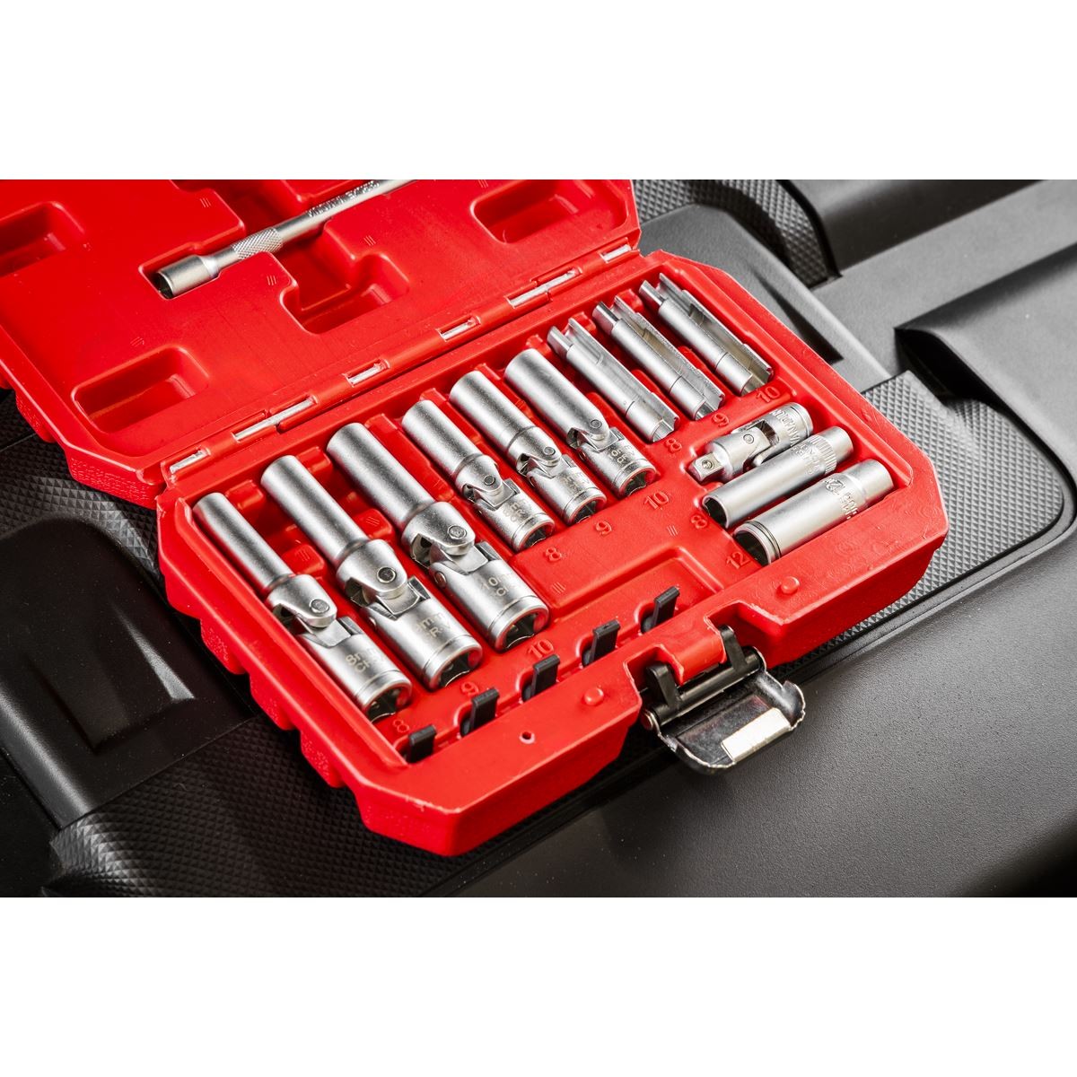 Sealey Glow Plug Socket Set 18pc 1/4″Sq & 3/8″Sq Drive
